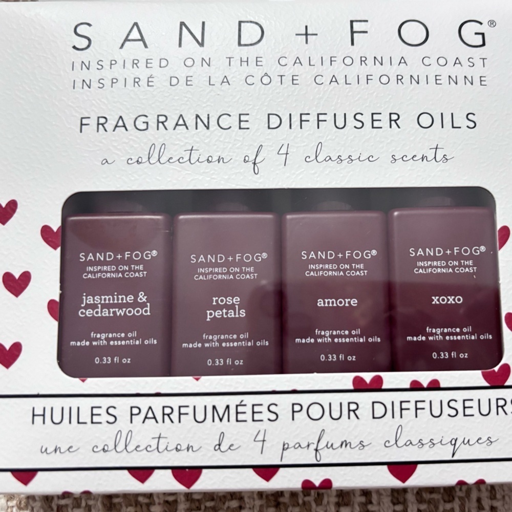 SAND + FOG Fragrance Diffuser Oils Set - Red and White
